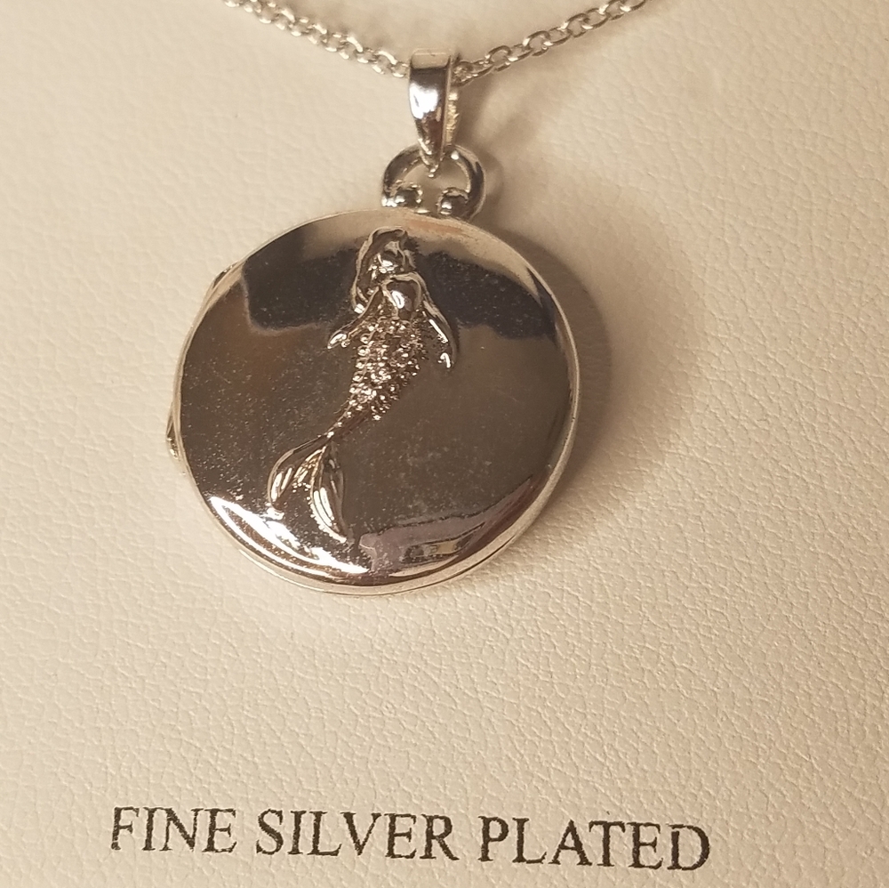Guiliana Mermaid Fine Silver Plated Necklace - Picture 9 of 9